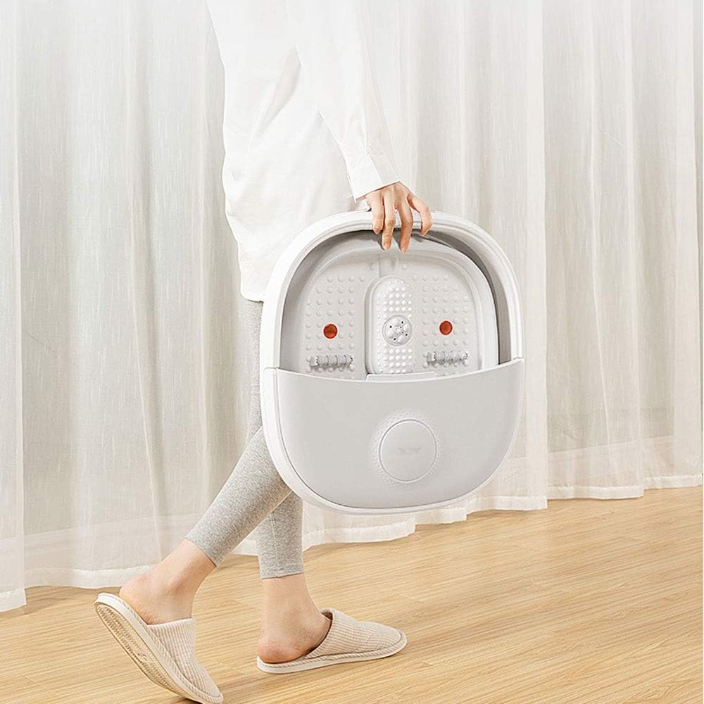 Foldable Portable Electric Foot Spa Basin with Foam Massage & Constant Temperature Heating