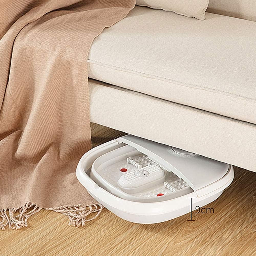 Foldable Portable Electric Foot Spa Basin with Foam Massage & Constant Temperature Heating