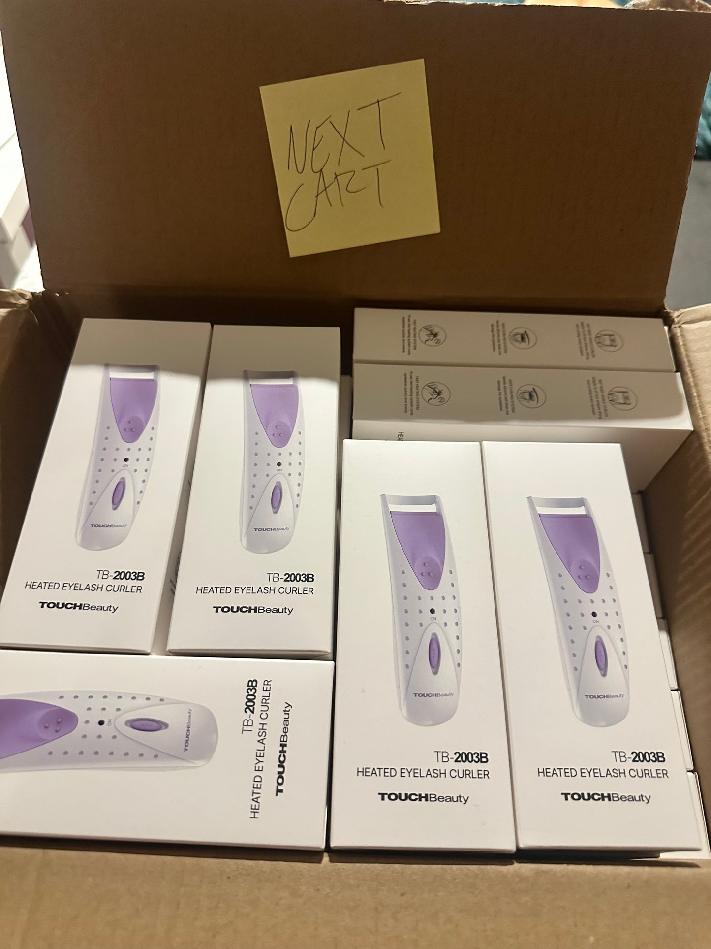 TOUCHBeauty Heated Eyelash Curler TB-2003B – Long-Lasting Curling Tool, Battery Powered