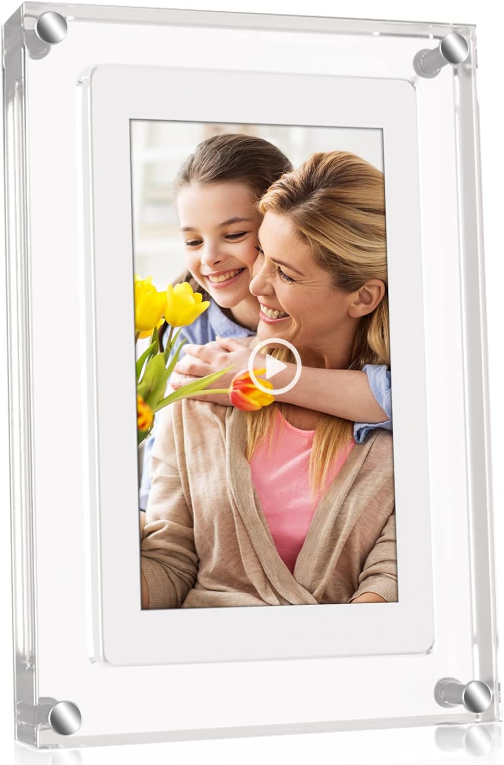 Motion Video Frame 5" | Acrylic Digital Video Frame - 1GB | 854 x 480 Screen Resolution
